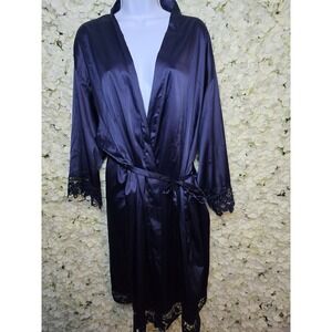 Mother Of The Groom RobeXXL, Navy, Lacey, Pretty, Wedding Time, Hair And Makeup